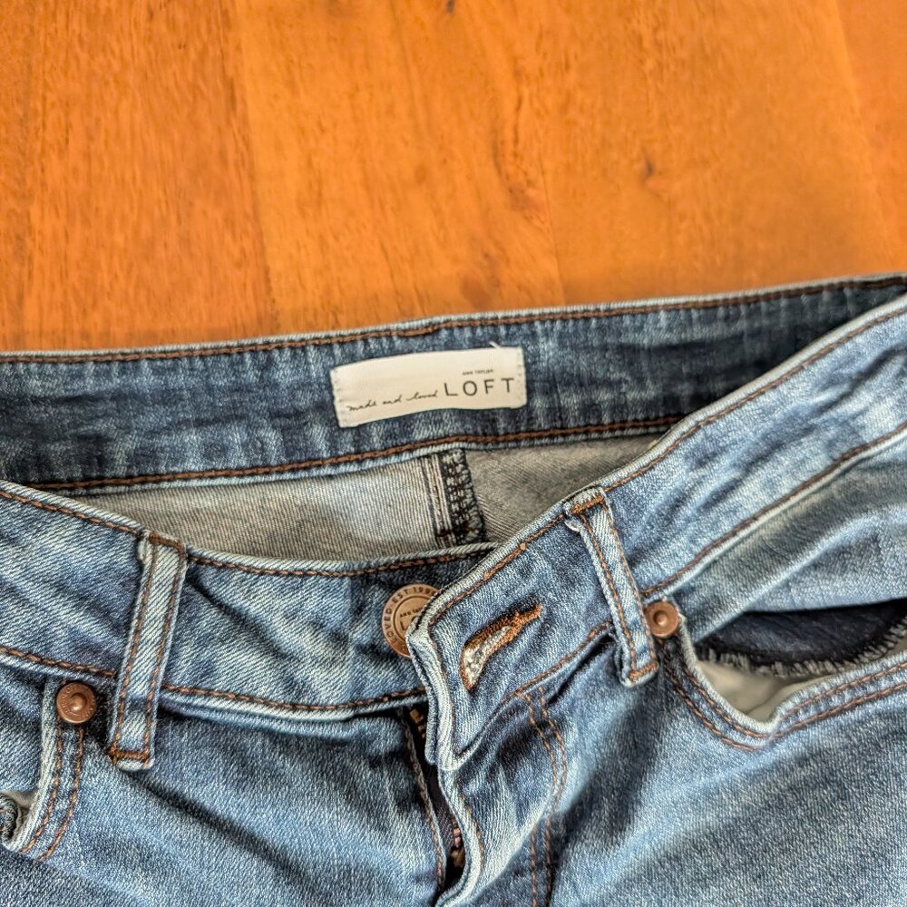 Loft Curvy Straight Denim Jeans - Women's Size 25/0